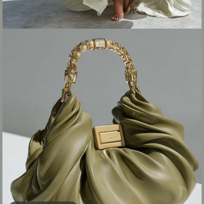sac à main vert très classe