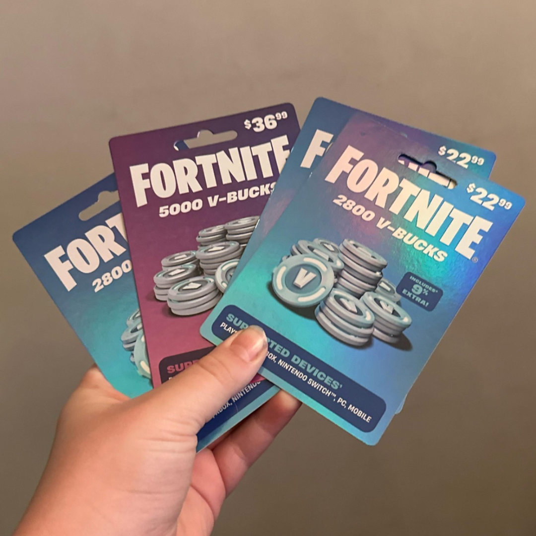 carte 800 vbuck fortnite